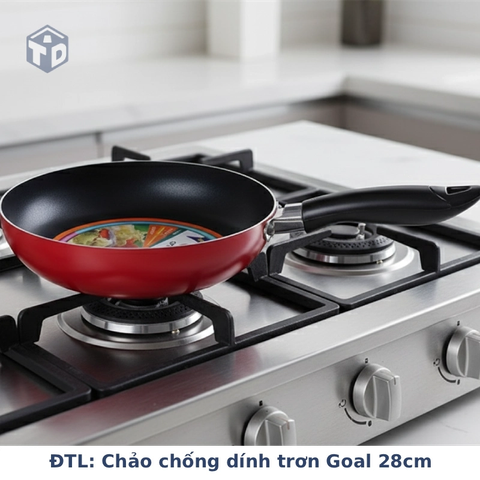 ĐTL: Chảo chống dính trơn Goal 28cm
