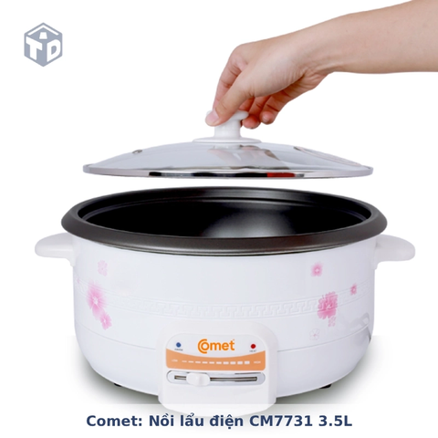 Comet: Nồi lẩu điện CM7731 3.5L