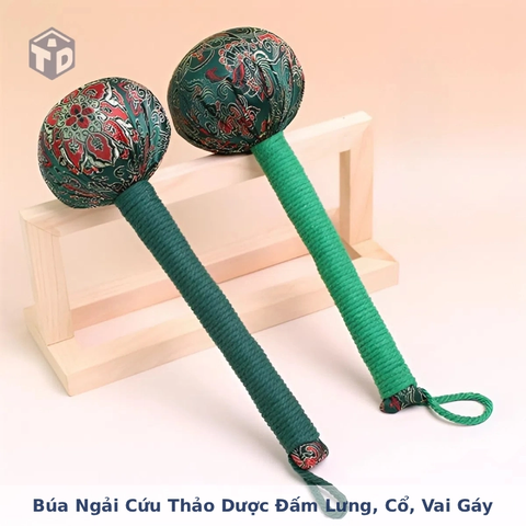Búa Ngải Cứu Thảo Dược Đấm Lưng, Cổ, Vai Gáy