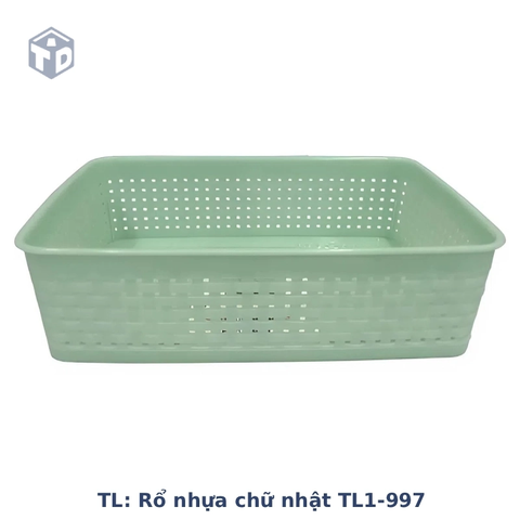 TL: Rổ nhựa chữ nhật TL1-997
