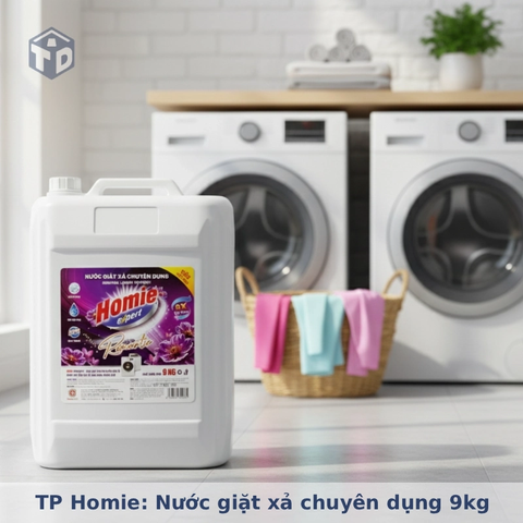 TP Homie: Nước giặt xả chuyên dụng 9kg