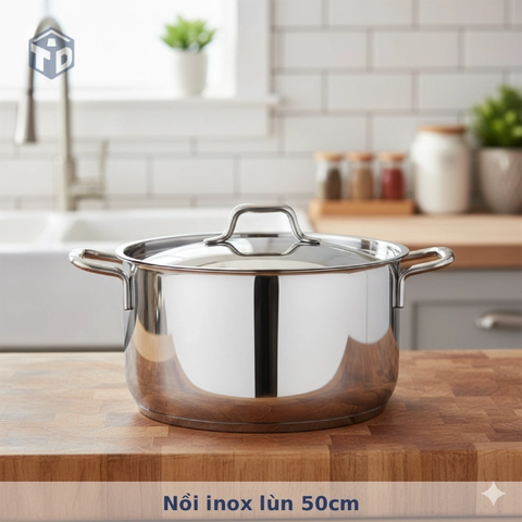Nồi inox lùn 50cm