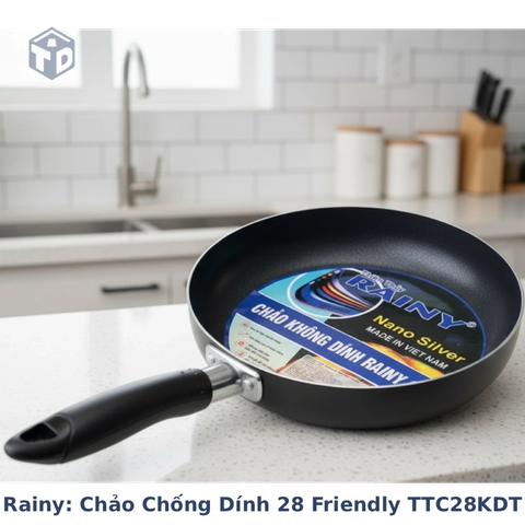Rainy chính hãng: Chảo Chống Dính 28 Friendly TTC28KDT
