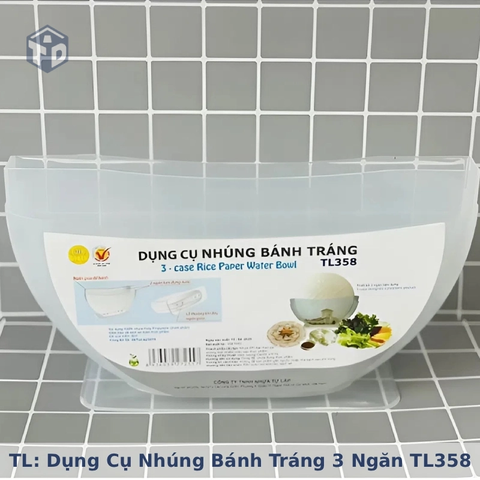 TL: Dụng Cụ Nhúng Bánh Tráng 3 Ngăn TL358