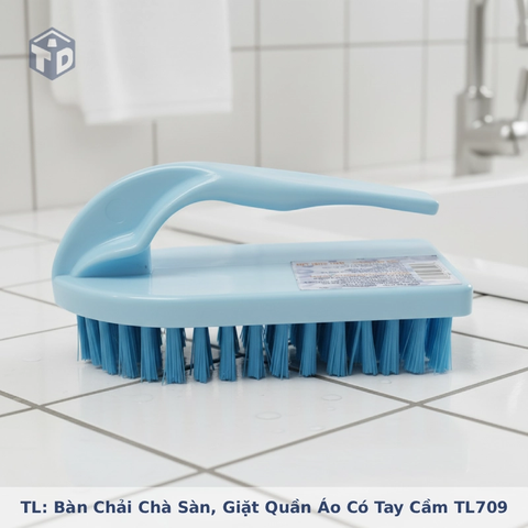 TL: Bàn chải chà sàn,giặt quần áo có tay cầm TL709