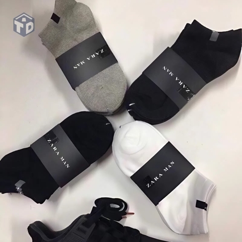 Set 10 Đôi Tất Zara Man Nam Nữ Cổ Ngắn (T100) - (Set)