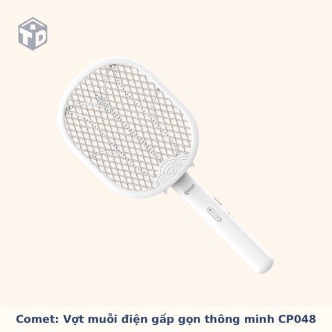 Comet: Vợt muỗi điện gấp gọn thông minh CP048