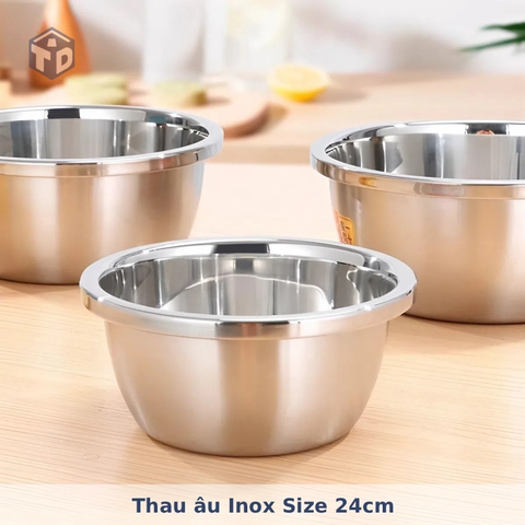 Thau âu Inox Size 24cm