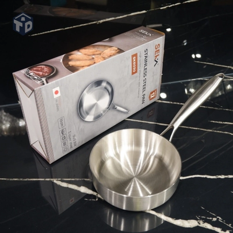 Seka: Chảo Inox Nông Lòng SK6030 Size 16cm