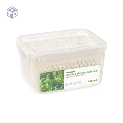 Duy Tân: Hộp Bảo Quản Thực Phẩm Tươi 2400ML