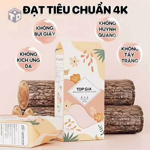 Topgia: 1 thùng 6 gói Giấy rút đáy tiểu hạ