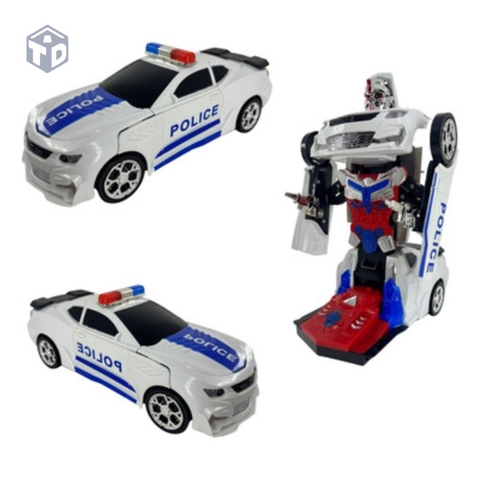 Đồ Chơi Xe Cảnh Sát Biến Hình Robot (T72) - (Hộp)