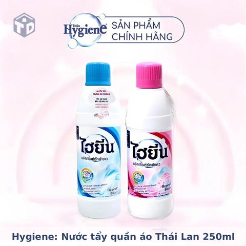 Hygiene: Nước tẩy quần áo Thái Lan 250ml