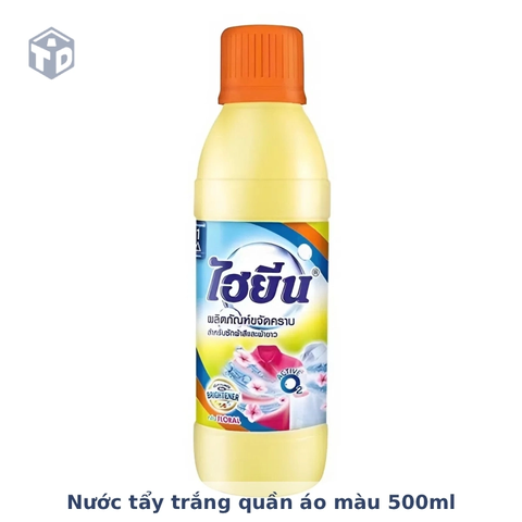 Tẩy màu chính Hãng: Nước tẩy trắng quần áo màu 500ml