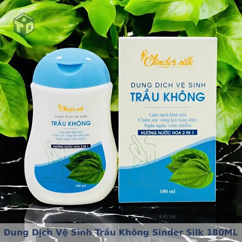 Lymo: Dung Dịch Vệ Sinh Trầu Không Sinder Silk 180ML - Ko Bao Bể VC