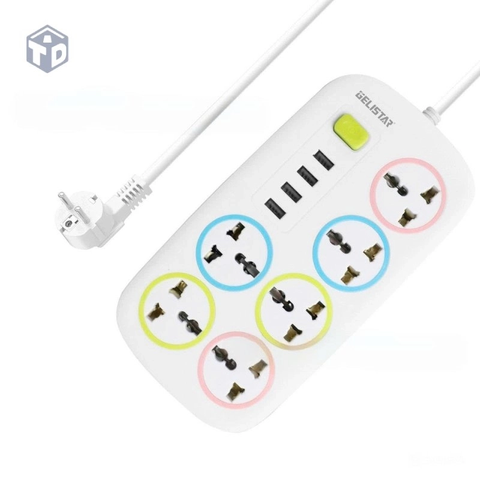 Ổ Cắm Điện Chữ Nhật Tích Hợp Cổng USB