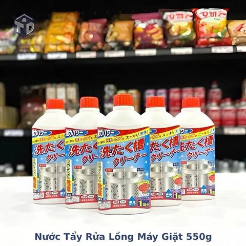 KBN Hàng Nhật, Tem phụ & HĐ: Nước Tẩy Rửa Lồng Máy Giặt 550g