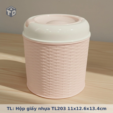 TL: Hộp giấy nhựa TL203 11x12.6x13.4cm