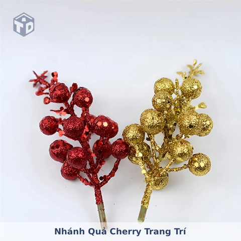 Nhánh Quả Cherry Trang Trí
