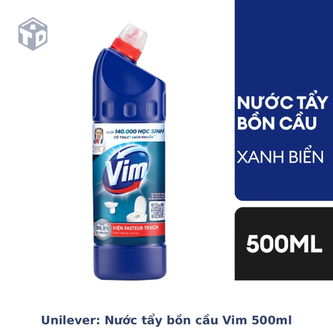 Unilever: Nước tẩy bồn cầu Vim 500ml