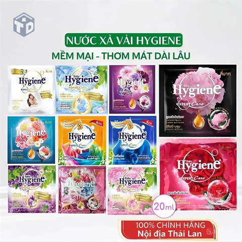 Hygiene có HĐ: Dây 24 Gói Nước Xả Vải Hygiene