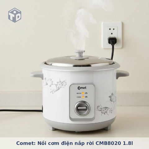 Comet: Nồi cơm điện nắp rời CMB8020 1.8l