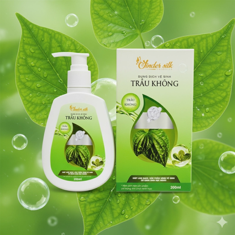 Lymo: Dung Dịch Vệ Sinh Trầu Không Sinder Silk 200ML - Ko Bao Bể VC
