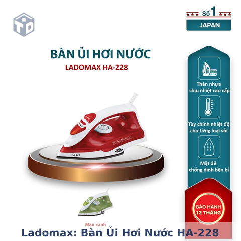 Ladomax: Bàn ủi hơi nước HA-228
