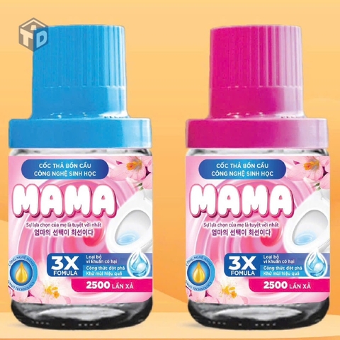 Lọ Thả Bồn Cầu Mama Công Nghệ Mới Sạch Bức Phá - Ko Bao Bể Vc (T24)- (Chai)