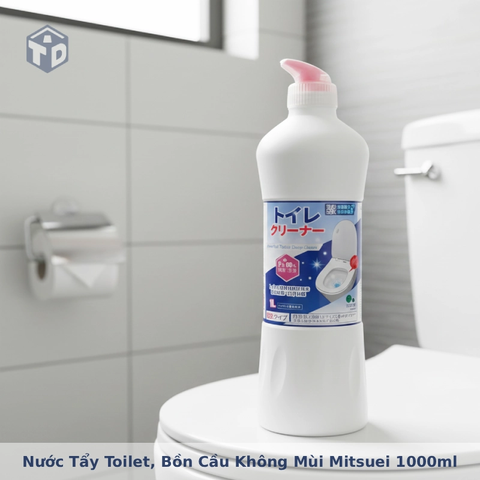 KBN: Nước tẩy toilet, bồn cầu không mùi Mitsuei 1000ml