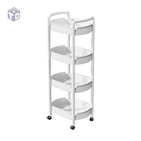 4 Tầng: Kệ Dáng Bầu Có Bánh Xe Di Chuyển (T12) - Mới (Cái)