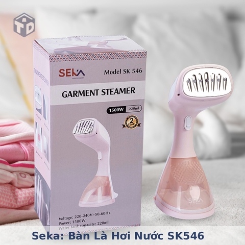 Seka: Bàn Là Hơi Nước SK546 (BH KT 3tháng)