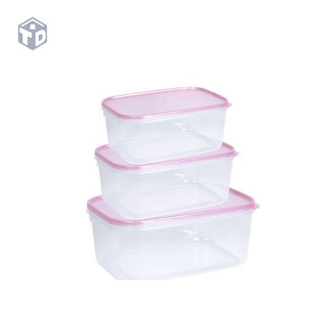 DDT: Set 3 Hộp Nhựa Bầu 1,2,3 Đựng Thực Phẩm (T)