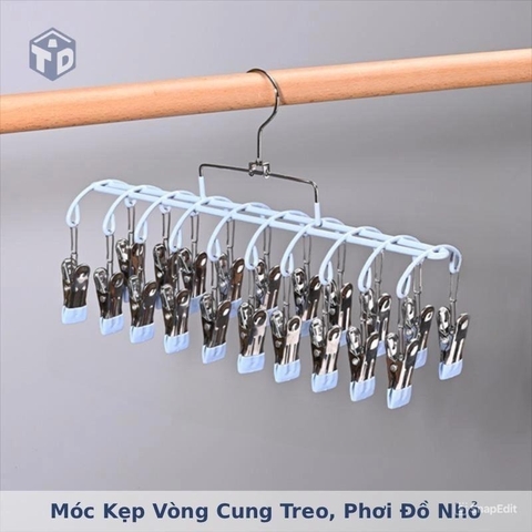Móc Kẹp Vòng Cung Treo, Phơi Đồ Nhỏ