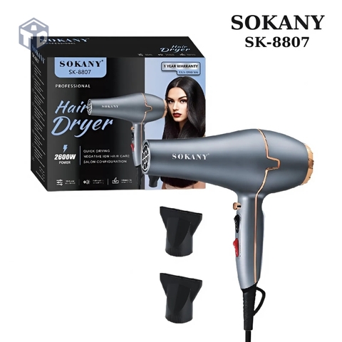 Sokany SK-8807: Máy Sấy Tóc Công Suất Lớn (T24) - (Cái)