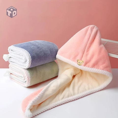 Khăn Quấn Tóc Viền Trắng (T500) - (Cái)