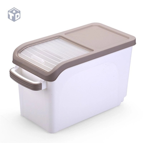 Thùng Đựng Gạo 10KG Nắp Kéo (T30)