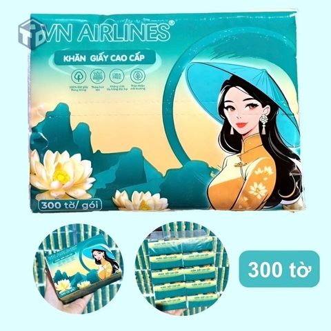 Bịch 100 Gói Giấy Rút VN Airlines Cô Gái (T1) - (Bịch)