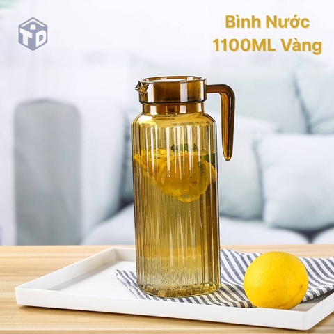 Bình Nhựa 1100ML Màu Vàng (T80)