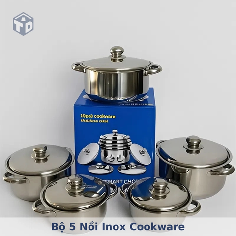 Bộ 5 Nồi Inox Cookware