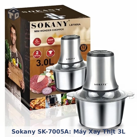 Sokany SK-7005A: Máy Xay Thịt 3L