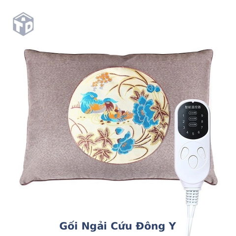 Gối Ngải Cứu Đông Y Giảm Đau Mỏi Cổ Vai Gáy