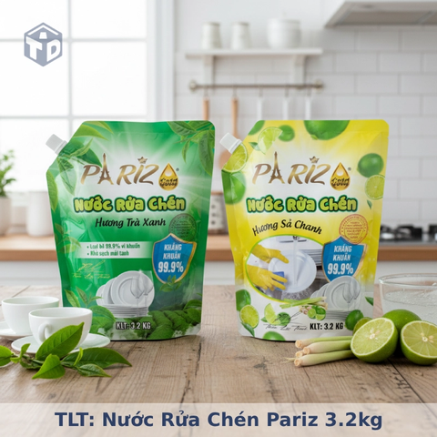 TLT: Nước rửa chén Pariz 3.2kg
