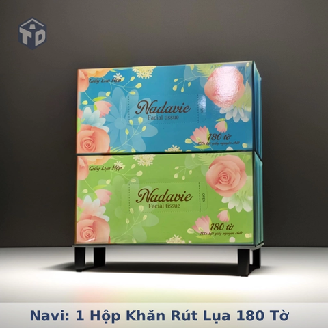 Navi: 1 Hộp Khăn Rút Lụa 180 Tờ