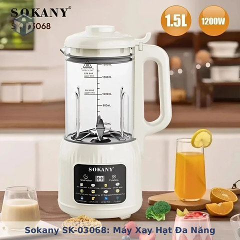 Sokany SK-03068: Máy Xay Hạt Đa Năng