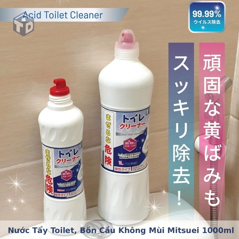 KBN: Nước tẩy toilet, bồn cầu không mùi Mitsuei 1000ml