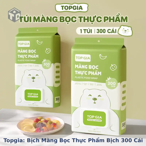 Topgia: Bịch Màng Bọc Thực Phẩm Bịch 300 Cái