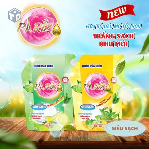 TLT: Nước Rửa Chén Pariz Gold 1.6kg - Ko Bao Bể VC (T10)