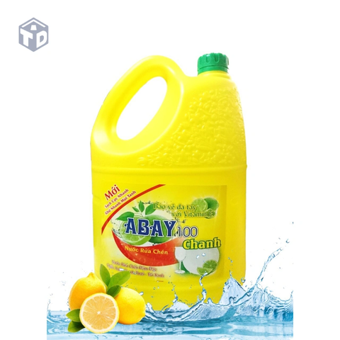 TLT: NƯỚC RỬA CHÉN ABAY 4L HƯƠNG CHANH - Ko Bao Bể VC