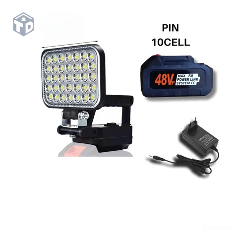 Đèn Led Vuông 35 mắt Dùng Pin